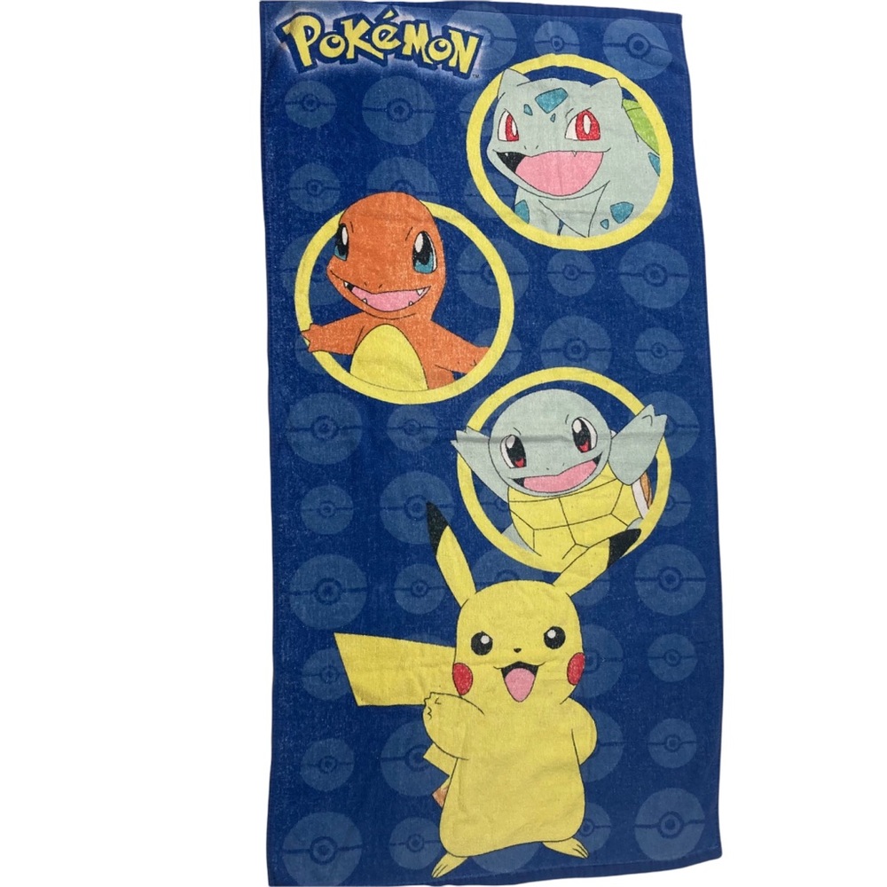 Pokémon towel. Size 53” long and 27” wide